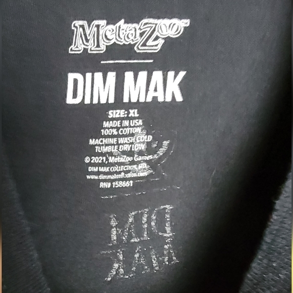 MetaZoo Dim Mak Black Sam Sinclair Graphic Tshirt Men's XL - Picture 6 of 7
